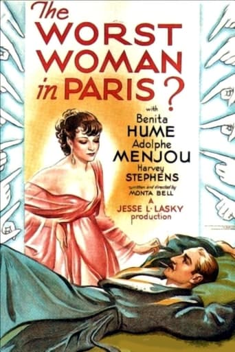 Худшая женщина в Париже (1933)